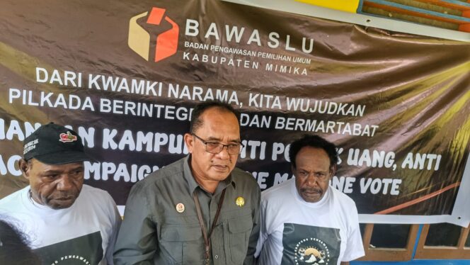 
					Bawaslu Mimika Canangkan Kampung Anti Politik Uang dan Black Campaign di Kwamki Narama untuk Wujudkan Pilkada Berintegritas